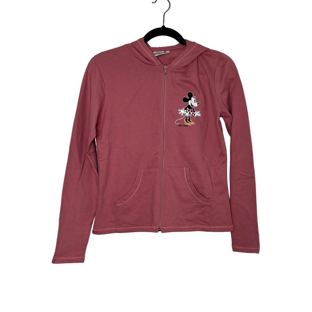 Minnie Mouse Pink Zip Up Hoodie